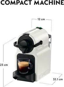 ماكينة قهوة نسبرسو إنيسيا من نسبرسو، لون أبيض 2 61WzcLjfnL. AC SX569