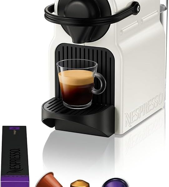 ماكينة قهوة نسبرسو إنيسيا من نسبرسو، لون أبيض