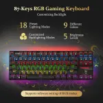 Redragon K552-RGB Kumara Mechanical Gaming Keyboard with LED Backlighting (Black) - الصورة 3
