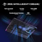 ⁦اسس لابتوب روج ستريكس G16 للالعاب بشاشة FHD IPS 16 انش 165Hz ومعالج انتل كور i7-13650HX، ذاكرة RAM DDR5 16GB، SSD 1TB، انفيديا جيفورس RTX 4060، واي فاي 6E، كيبورد انجليزي، ويندوز 11 هوم⁩ - الصورة ⁦2⁩