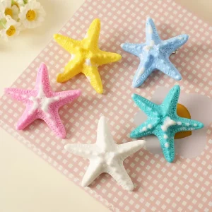 مشابك شعر نجم البحر، 5 قطع راتينج بألوان صيفية وتصميم فريد، مثالية للمناسبات، الرحلات، أو الاستخدام اليومي 2 733b820d f4d9 4499 ab47 a60490bfb767