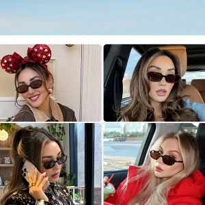 نظارات نسائية موضة 2025، تصميم مستطيل أنيق وعدسات بولي كربونات خفيفة، مثالية للاستخدام اليومي أو لإكمال إطلالة ملفتة 4 7c8ffdc8 56f7 4888 97b0 71667b3c05dd