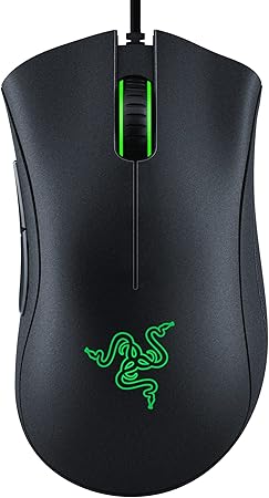 The Razer DeathAdder Essential is a wired gaming mouse featuring a precise 6,400 DPI optical sensor, 5 programmable buttons, durable mechanical switches, and rubber side grips. Designed for comfort and performance, it’s ideal for gamers seeking reliable accuracy and long-lasting use.