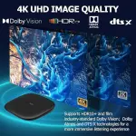 Xiaomi TV Box S 3rd Gen - 4K UHD, Google TV, 32GB Memory, Dolby Vision & Atmos, WiFi 6, HDMI 2.1, Fast Streaming, Compact and Powerful