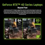 ⁦اسس لابتوب روج ستريكس G16 للالعاب بشاشة FHD IPS 16 انش 165Hz ومعالج انتل كور i7-13650HX، ذاكرة RAM DDR5 16GB، SSD 1TB، انفيديا جيفورس RTX 4060، واي فاي 6E، كيبورد انجليزي، ويندوز 11 هوم⁩ - الصورة ⁦8⁩