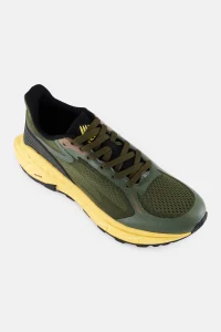 آر بي أكس حذاء تدريب رجالي برباط وشعار العلامة التجارية، زيتوني داكن 1 92INP00431 01