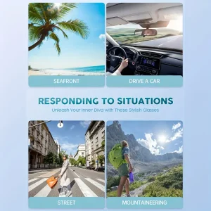نظارات نسائية مربعة أنيقة، تصميم كلاسيكي مجوف للحماية والإطلالة اليومية والمناسبات الخارجية 10 93af6e27 9085 4004 b792 16c5b54895b8