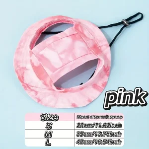 قبعة صيفية للحيوانات الأليفة لحماية الرأس من الشمس، بتصميم انيق وألوان متعددة، مناسبة للنزهات والأنشطة الخارجية 11 abe95e8c 1df8 45c2 85ef 43c9c99b0183