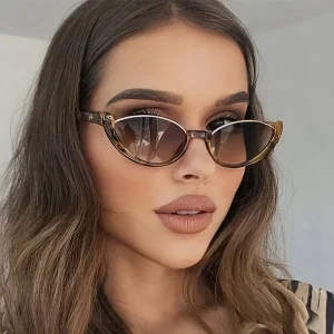 نظارات نسائية عين القطة، تصميم صغير وعدسات بنية غير طبية للإطلالة اليومية والمناسبات 7 e2b631ea dcdc 43bf a0f6 c9ad26680982