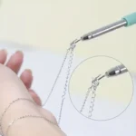 أداة فتح إبزيم الأساور والقلائد من الفولاذ المقاوم للصدأ، عملية، أنيقة، بدون بطارية - الصورة 7