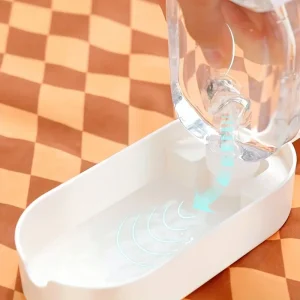 صحن وموزع مياه محمول للحيوانات الأليفة، زجاجة سفر قابلة للطي ومضادة للبكتيريا بتصميم شفاف 3 08abee2e 33f9 4b19 8429 98a5aa82efa0
