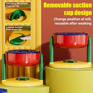 حامل وعاء طعام مائل للحيوانات الأليفة، قابل للتعديل ومضاد للانزلاق والتسرب 3 0a771750 b179 4b7a 8efa 8a2e280479f2