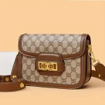 حقيبة سرج نسائية عصرية، تصميم ريترو عملي للاستخدام اليومي والرسمي، مثالية للعمل