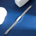 سوار شخصي بنقش اسم وتاريخ، هدية فريدة من الفولاذ المقاوم للصدأ للمناسبات 2025، تصميم أنيق يناسب الإطلالات اليومية والرسمية - الصورة 9