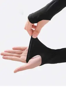 قفازات نسائية بلون موحد بدون أصابع، للعروس ومحبات الأناقة، تصميم أنيق وناعم يناسب فساتين الزفاف والسهرة 12 166937174238d64e687d3c8bc2ebd2cea5eb4a444e 1