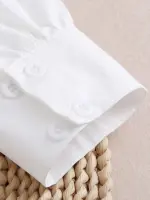 كمّ نسائي مزين بكشكش لعيد الحب، زينة معصم أنثوية ناعمة، يضفي لمسة رومانسية لأي زي بسيط، مناسب للاستخدام اليومي المناسبات الخاصة - الصورة 4
