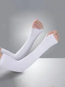 قفازات نسائية بلون موحد بدون أصابع، للعروس ومحبات الأناقة، تصميم أنيق وناعم يناسب فساتين الزفاف والسهرة 5 16733158878768377ac4f58e5854fa631184ec8711