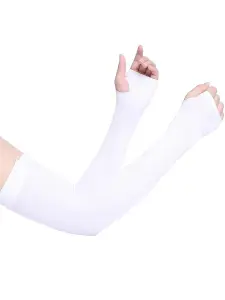 قفازات نسائية بلون موحد بدون أصابع، للعروس ومحبات الأناقة، تصميم أنيق وناعم يناسب فساتين الزفاف والسهرة 2 16733158900e529d3550f51592462b72d557a8ca4d