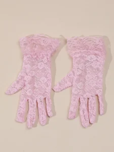 قفازات دانتيل نسائية بيج قصيرة للزفاف، إكسسوار أنثوي أنيق للعروس، مثالية لجلسات التصوير أو لإطلالة زفاف رومانسية كلاسيكية 8 167741003442b406d89adeb42b43723d8b50f84c52