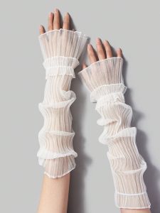 كمّات دانتيل تول أبيض بستايل فيري كور، إكسسوار أنثوي ناعم لعيد الحب، يضفي لمسة ساحرة إلى الفساتين أو الأطقم الرقيقة 1 17047161082d5748430e3ee5eef8e4d01f4c6bdeea