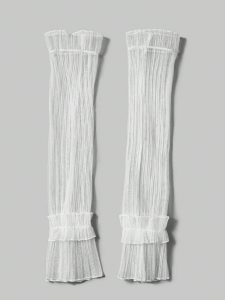 كمّات دانتيل تول أبيض بستايل فيري كور، إكسسوار أنثوي ناعم لعيد الحب، يضفي لمسة ساحرة إلى الفساتين أو الأطقم الرقيقة 3 170471611144cc286b6bab45167aab1e3385a87907