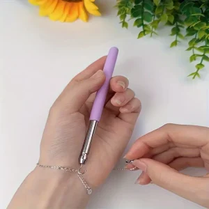 أداة فتح إبزيم الأساور والقلائد من الفولاذ المقاوم للصدأ، عملية، أنيقة، بدون بطارية 13 1726280545661 b4eba11431ce43269e42bfd7e30364fd goods