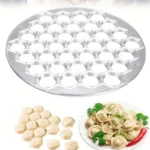 قالب صنع الرافيولي والزلابية – 1 قطعة فضي، 37 فتحة لتحضير زلابية منزلية سهلة ولذيذة