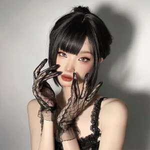 قفازات دانتيل أنثوية لوليتا دانتيل ناعم وأنيق يضفي مظهرًا أنثويًا راقيًا، بيضاء للزفاف وسوداء للأداءات، تضيف لمسة أنيقة للفساتين أو ملابس الأداء والكاجوال الفنتج 4 1738824518ee0fd8a074ccbdd6f9e630ba6e23c621