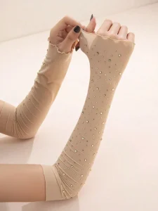 أساور معصم نسائية بكريستال وحواف كشكش، إكسسوار يدوي فاخر، يناسب الحفلات، التصوير، الهدايا، والمناسبات الرسمية 2 1739952665e94ed42990e9b21c4f89cd20519e8820