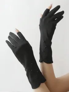 قفازات نسائية طويلة بدون أصابع مزينة باللؤلؤ، حماية من الشمس وأناقة للمناسبات 2 17410603922ecf317bfb33a72ce3b07dc92e902f76