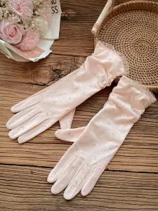 قفازات نسائية صيفية طويلة بدون أصابع، حماية من الشمس ولمس الشاشة، مرنة وتناسب مختلف قياسات الأذرع 8 17415149911786210d23cb6dbc3dffbe8bcf57e713