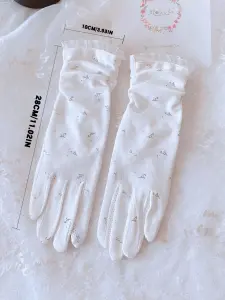 قفازات نسائية صيفية طويلة بدون أصابع، حماية من الشمس ولمس الشاشة، مرنة وتناسب مختلف قياسات الأذرع 1 1741514991dcaac092585cbae4cbb217219ea50785