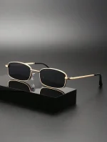 نظارات رجالية كلاسيكية عتيقة، نظارات خفيفة للسفر والعمل