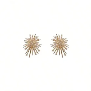 أقراط نسائية كريستال بتصميم ألعاب نارية، إكسسوارات صيفية لامعة للحفلات والشاطئ 5 1744777230074d71455642779646f43b43cd022ad4