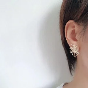 أقراط نسائية كريستال بتصميم ألعاب نارية، إكسسوارات صيفية لامعة للحفلات والشاطئ 6 1744777237449e28fce5bb44e485b6c878e2d4ec04