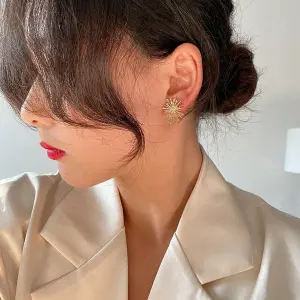 أقراط نسائية كريستال بتصميم ألعاب نارية، إكسسوارات صيفية لامعة للحفلات والشاطئ 4 17447772403a1a6db454b27177f3950d96545e1ee4