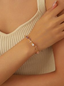 سوار زركونيا نسائي لامع مطلي مقاوم للبهتان، إكسسوار فاخر للنساء ومثالي كهدية عيد الأم 4 17498697687f457c8ec2730df5b3a89bf97f423407