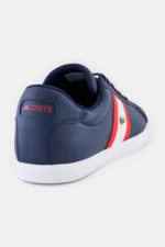 حذاء رجالي كاجوال حذاء رجالي حذاء كاجوال برباط حذاء جلد صناعي حذاء أزرق داكن حذاء نعل مبطن حذاء شعار مطرز حذاء عصري حذاء Grad Vulc 120 أحذية رجالية يومية حذاء مغلق الإصبع