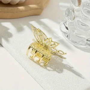 مشبك شعر نسائي فراشة مزين بالأحجار، إكسسوار نسائي أنيق للمناسبات والأعياد، متعدد الاستخدامات ويناسب مختلف تسريحات الشعر 2 1ad36cca 95f2 45b2 befd afda32ba9cac