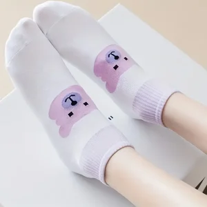 جوارب نسائية قصيرة برسمة دب ونقشة بولكا، 5 أزواج موضة الربيع والخريف، مثالية للإطلالات الكاجوال والستايل اليومي 3 1d14887e 256f 4118 b6ed 7e1d7f45ed37