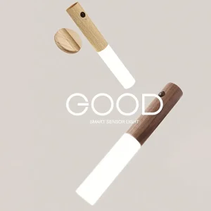 لمبة ليلية حساسة للحركة بشحن USB، مصباح مغناطيسي خشبي للخزائن والممرات، تضيء تلقائيًا عند استشعار الحركة، مثالية للظلام 3 1d3a40b0 7214 401c 97b7 dc7f1351566f