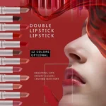 أحمر شفاه ثنائي 12 لون، لمعان طويل بدون لزوجة، مناسب لجميع أنواع البشرة، مثالي للاستخدام اليومي والمناسبات - الصورة 2