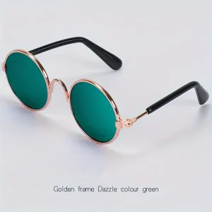 نظارات أزياء دائرية للحيوانات الأليفة، إكسسوار مرِح للقطط والكلاب الصغيرة، مثالي لجلسات التصوير ومشاركة الصور على مواقع التواصل 7 212a84b7 d0c4 483c ba7a 6f35f8f3eab9