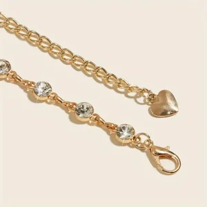 حزام نسائي معدني أسود مرصع بالراين، إكسسوار أنيق لجميع المناسبات، يضفي لمسة جمالية فاخرة للمظهر العام 5 29355b99 7343 4fe7 9272 ba04459f3148