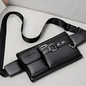 حقيبة كتف رجالية مقاومة للتآكل من CarKiMu، حقيبة كروس متعددة الجيوب بإغلاق بسحاب للعمل واليوميات 4 336d49ea bcc5 4dd1 aeae d341edfde6e1