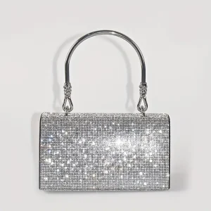 حقيبة يد نسائية سوداء 2024 مزينة بالراينستون، تصميم سهرة فاخر مع قفل وسلسلة قابلة للفصل 3 3badd445 a1dd 4d25 913c e12f1edfc2d5