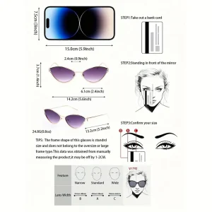 نظارات بيضاوية نسائية كلاسيكية خفيفة وأنيقة، تصميم مريح للارتداء اليومي، يضيف لمسة رقي إلى أي إطلالة 1 3ee51232 786e 4c8b 8ec3 515a87c8fc0d