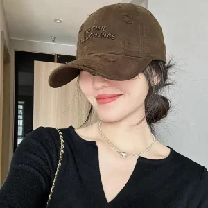 قبعة بيسبول نسائية صيفية مطرزة ومريحة، تصميم أنيق لحماية الشمس والخروجات اليومية 13 405ae093 6314 4a7b ac1a 9669d9361314