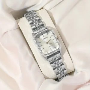 ساعة نسائية مربعة أنيقة وبسيطة، مثالية للاستخدام اليومي والمناسبات والهدايا 5 42f6c2bc 932e 4750 aec5 9d5852507e35