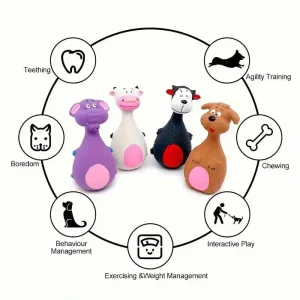 لعبة مضغ للحيوانات الأليفة، تصميم كرتوني من اللاتكس لتنظيف الأسنان بدون بطاريات 3 439aa8ec3da9451bb390f1476b2df46d goods